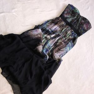 Strapless BCBG maxazria maxi dress